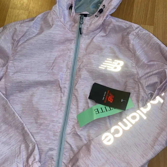 New Balance Windbreaker Jacket Petite Small - Picture 2 of 6
